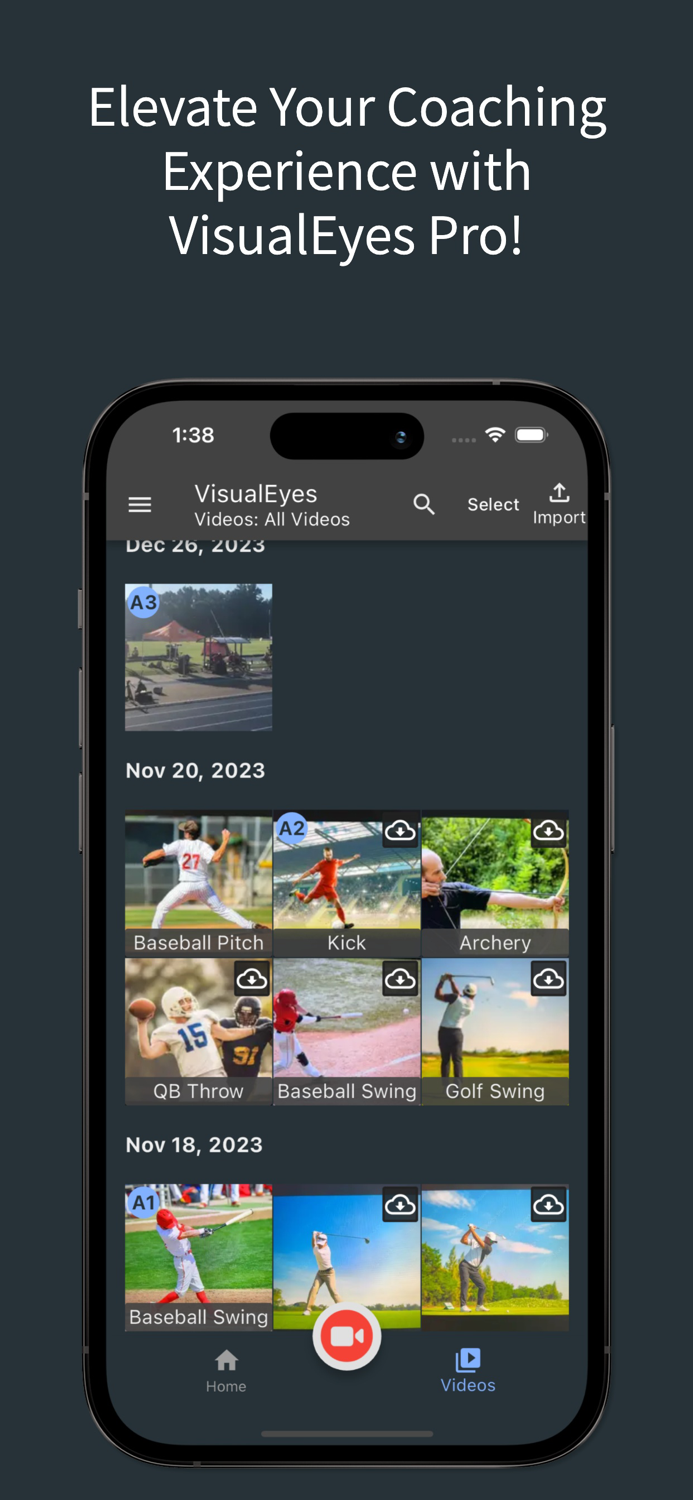 VisualEyes Video Coaching App
