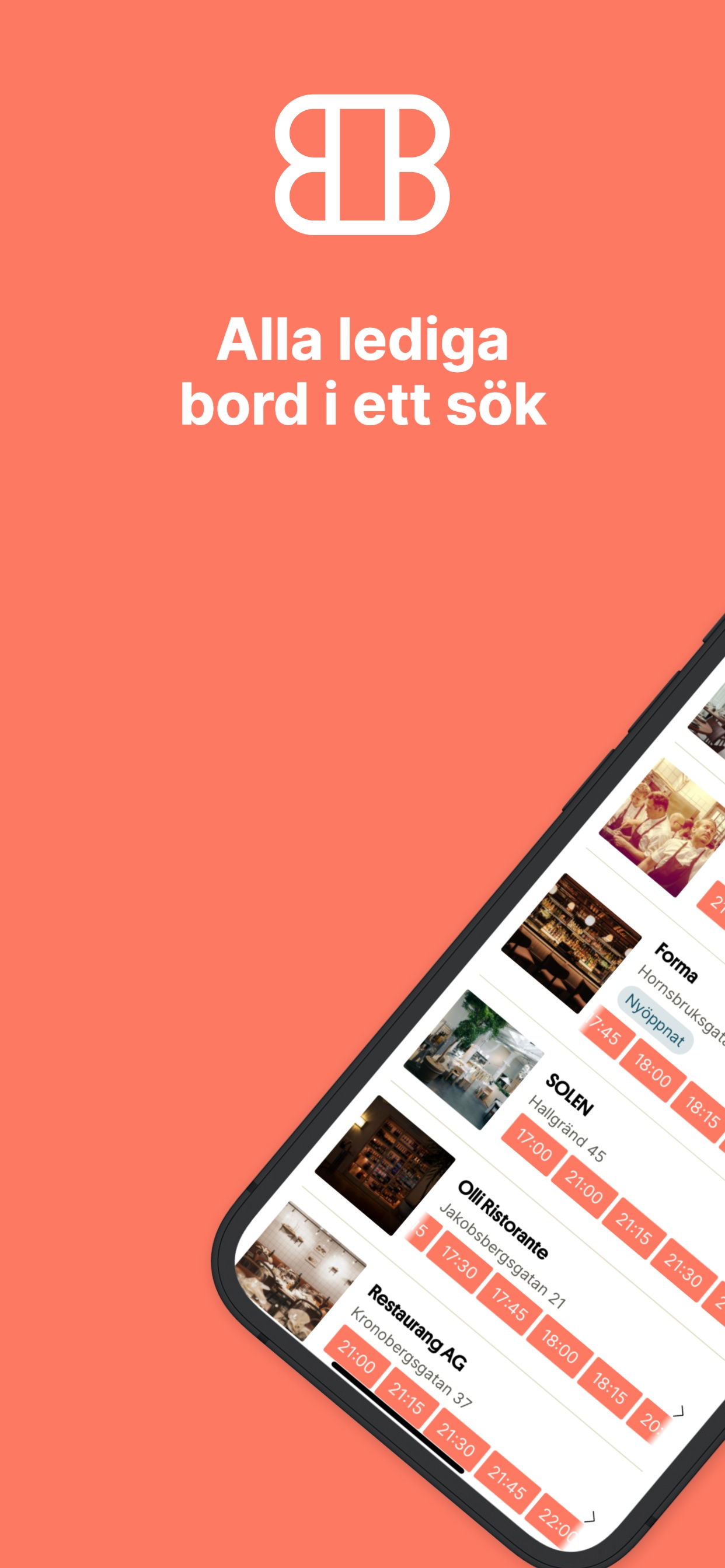 BokaBord - Restaurants