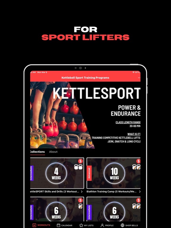 Pro Kettlebell Workouts iPad screenshot 5 - Health & Fitness app