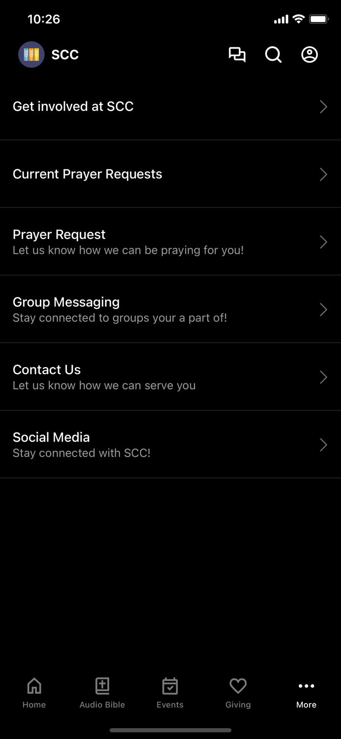 My SCC Mobile App