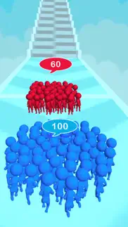 crowd count master: runner 3d iphone screenshot 2