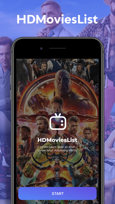 HD Movies List Screenshot