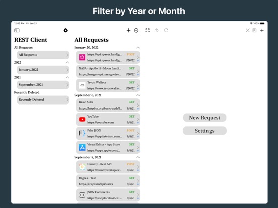 Screenshot #4 pour REST API Client