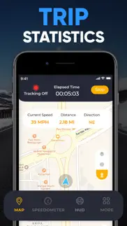 gps speedometer app iphone screenshot 3