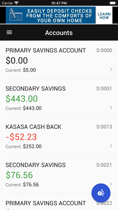 Family Financial Credit Union Screenshot