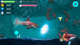 angry shark hunting shark game iphone screenshot 2
