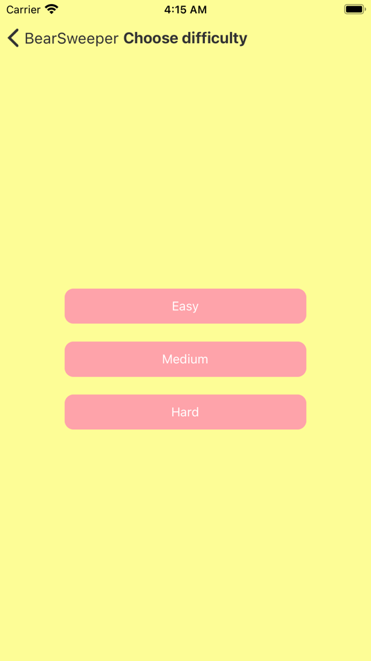#3. BearSweeper (iOS) By: Chiew Carol