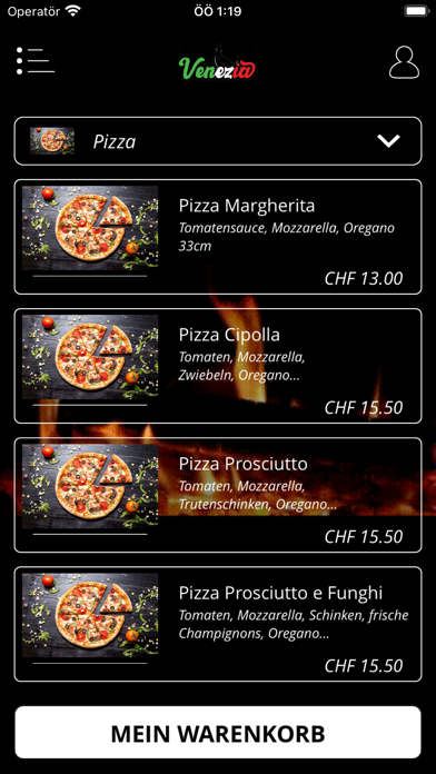 Pizzeria Venezia St.Gallen Screenshot