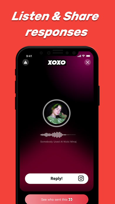 XOXO - AI voice messages Screenshot