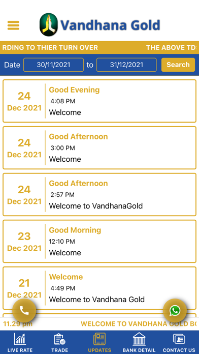 Vandhana Gold Screenshot