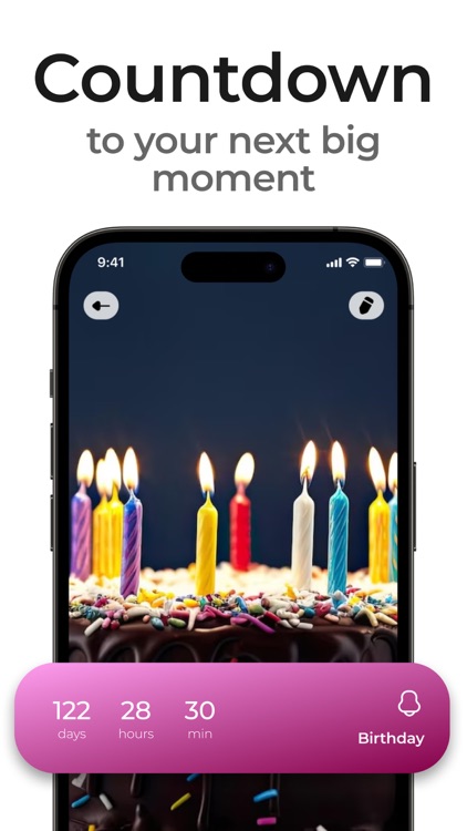 Vacation & Birthday Countdown