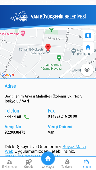 Van Büyükşehir Belediyesi Screenshot