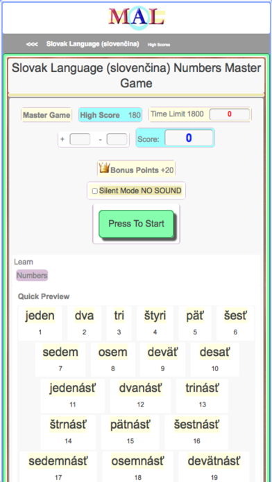 Slovak M(A)L Screenshot