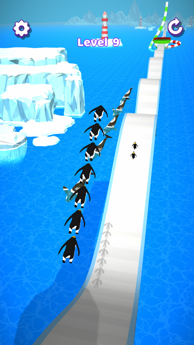 Penguin Rush!. Screenshot