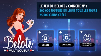 Screenshot #1 pour Belote & Coinche Multijoueur