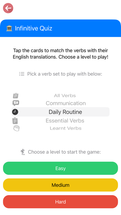 Spanish Verb Blitz Screenshot