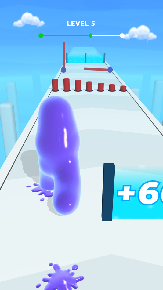 #2. Blob Rush: Slimy Runner 3D (iOS) By: 杭威宇 卢