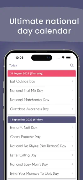 Game screenshot Holiday Today Calendar 2023 mod apk