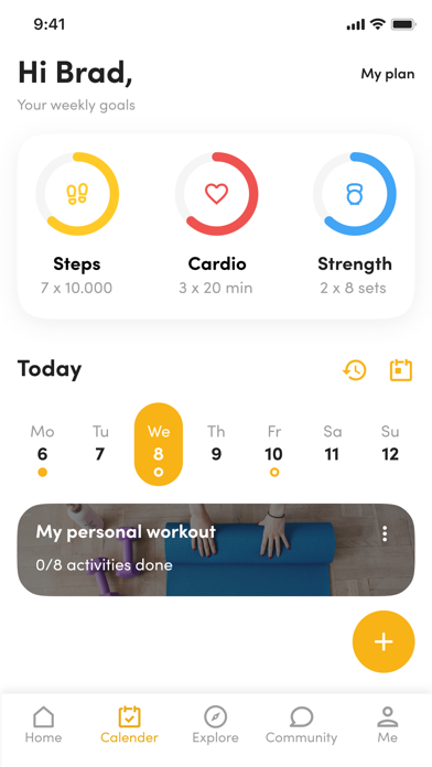 Pure Fitness Africa App Screenshot