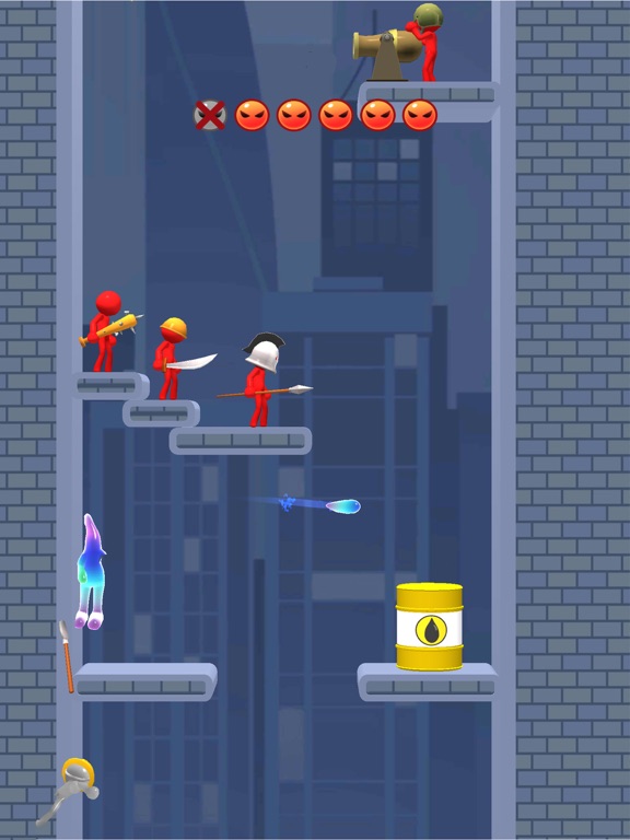 Screenshot #4 pour Blob Ninja Fight - Stickman