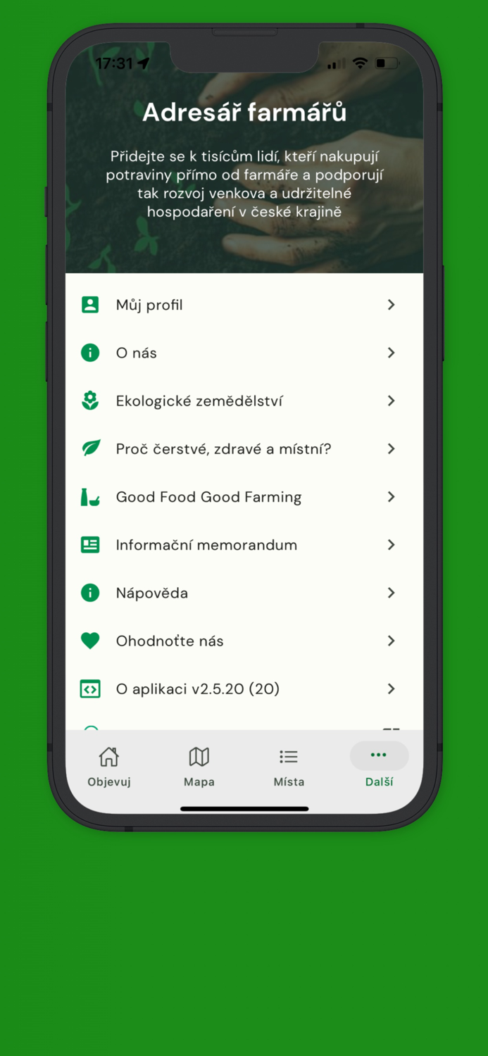 Adresář farmářů Hnutí DUHA