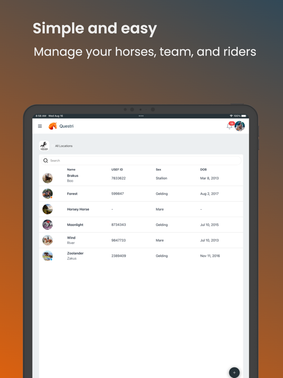 Questri iPad screenshot 2 - Productivity app