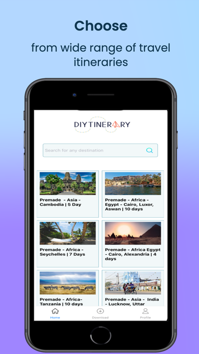 Screenshot #2 pour Diytinerary