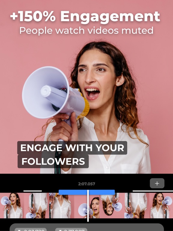 Video Captions: Add Subtitles iPad screenshot 5 - Photo & Video app