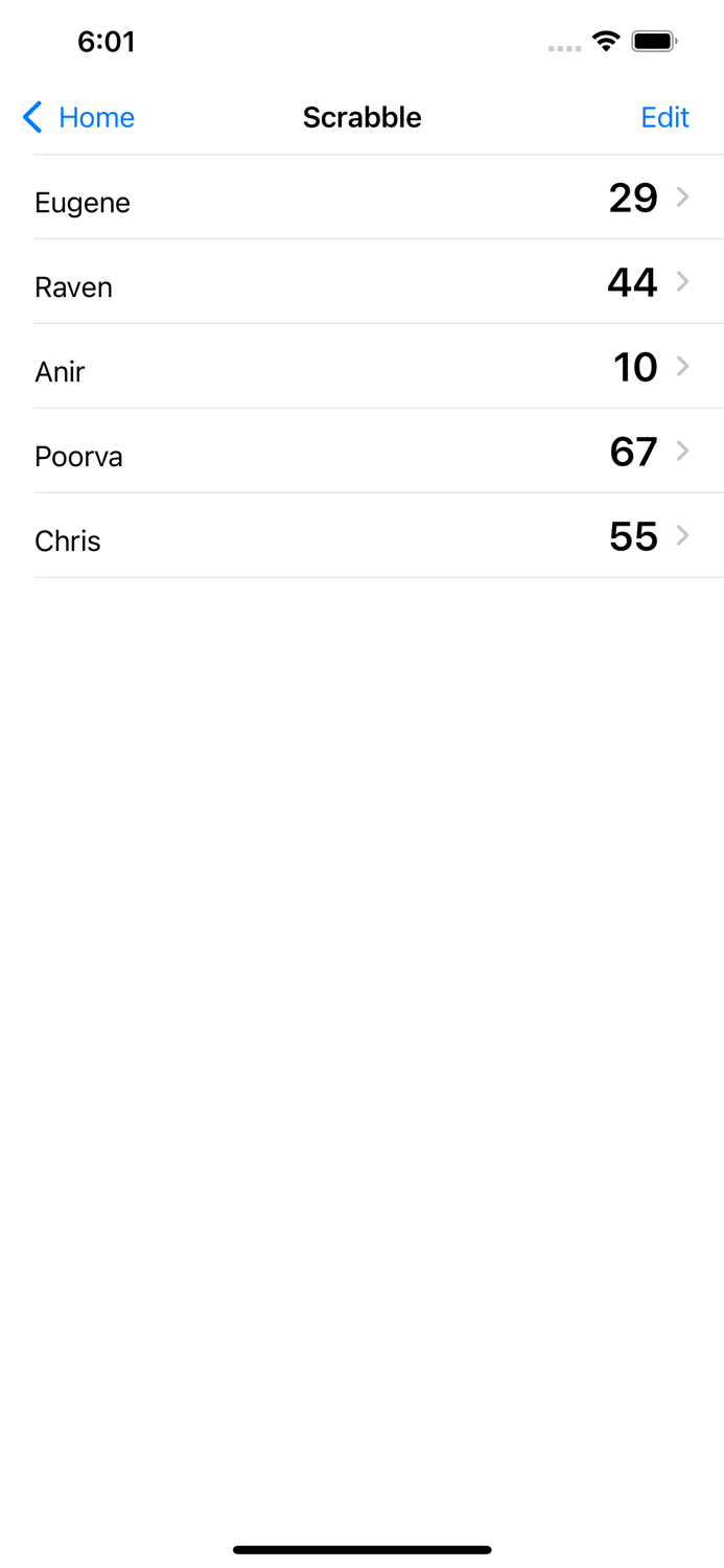 Score Keeper - Keep Score