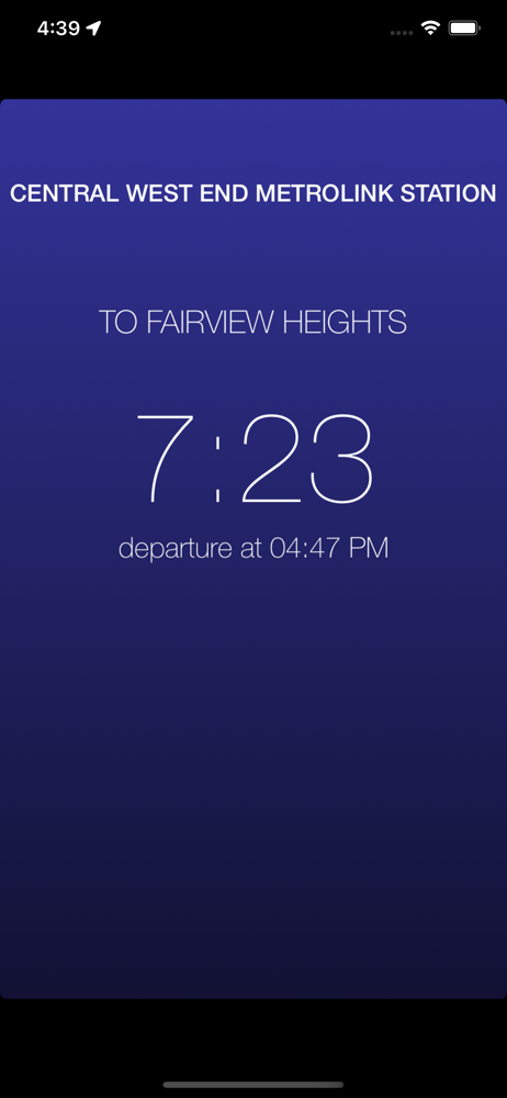 NextMetroSTL screenshot 2