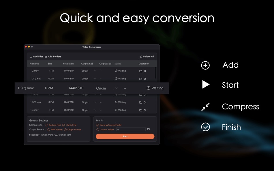 #2. Video Compressor-Convert Video (macOS) 게시자: 光蓉 蔡