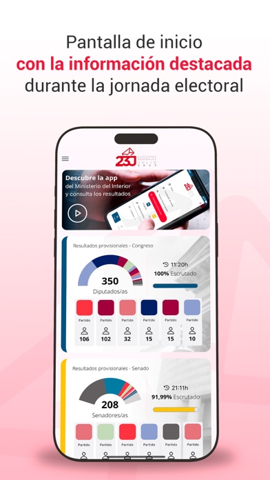 23J Elecciones Generales 2023 Screenshot