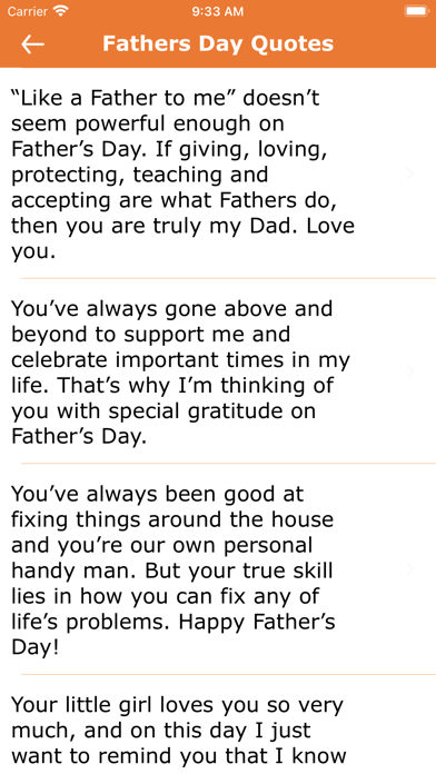 Fathers Day Cards - Greetings Screenshot