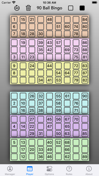 Screenshot 3 of Bingo Manager 90 App