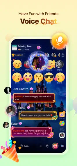 Game screenshot Yalla - Group Voice Chat Rooms apk