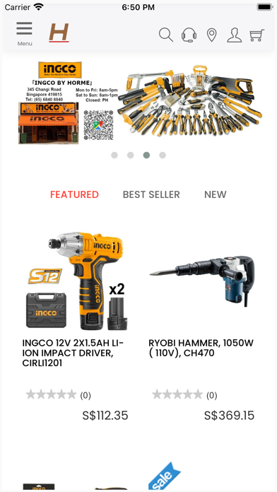 Horme – Home DIY Shopping Screenshot
