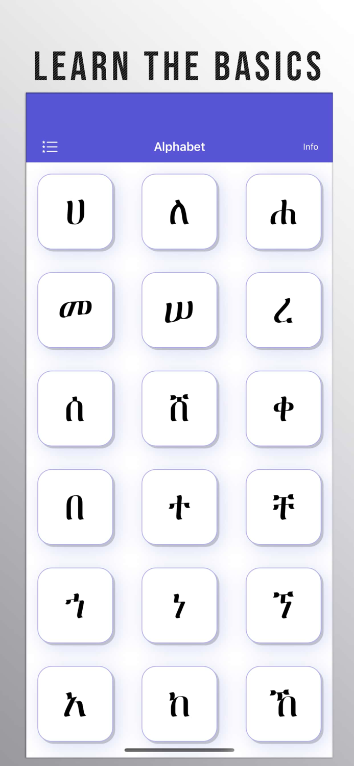 Amharic Alphabet