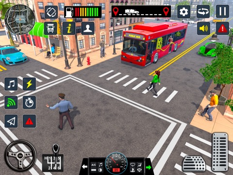 公共バスドライバーゲームのおすすめ画像6