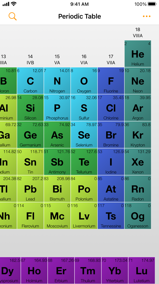 #8. Periodic Table of Elements+ (iOS) 由: Sonya Marcarelli