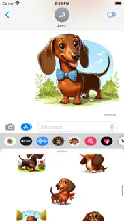 How to cancel & delete dachshund stickers 4