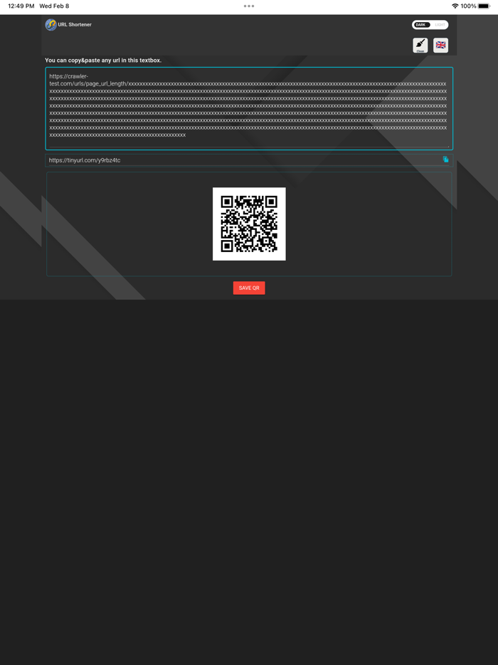 URL Shortener and QR Code