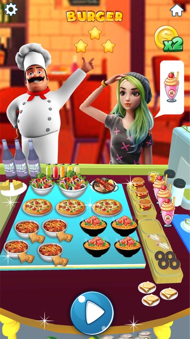Burger Shop Chef Cooking Screenshot