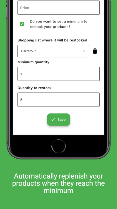 Grocery shared list and pantry Screenshot