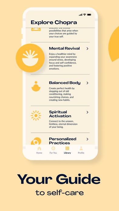 Chopra: Meditation & Wellbeing Screenshot