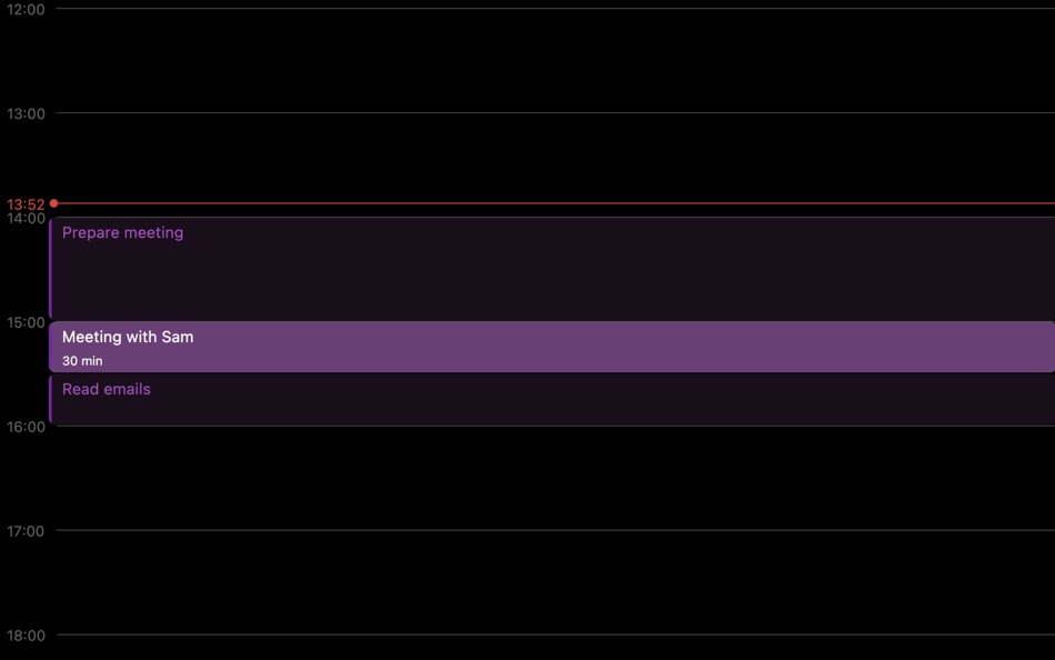 #2. Timeflux: Day designer (macOS) Podle: Ivan Gonzalez