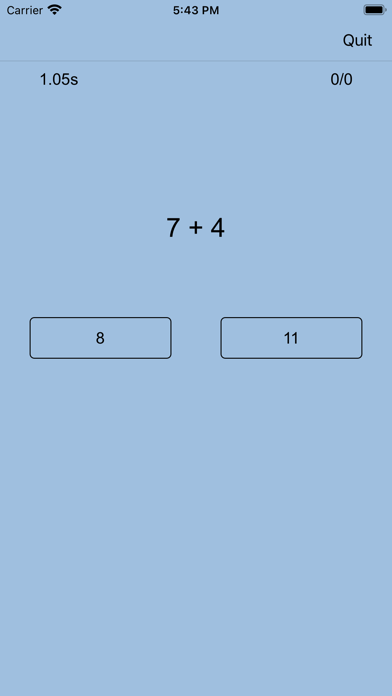 Speed Math - Flashcards