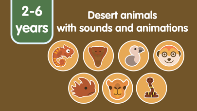 Learn Desert Animals for kids Screenshot
