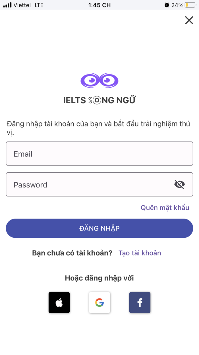 Học IELTS Song Ngữ