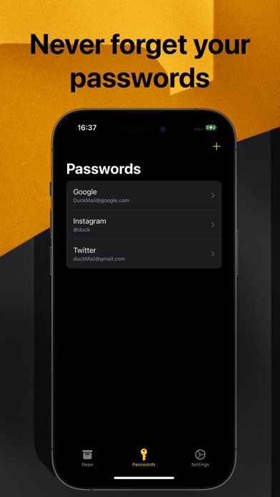 DuckDepo - Secure Storage Screenshot