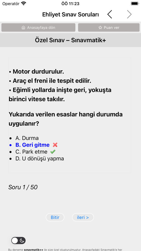 #4. Ehliyet Sınav Soruları-esınav (iOS) 由: Riza Cetinyurek